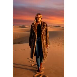 Vintage Blue Iris Mink Coat by Furs by Robert Detroit 50s 60s